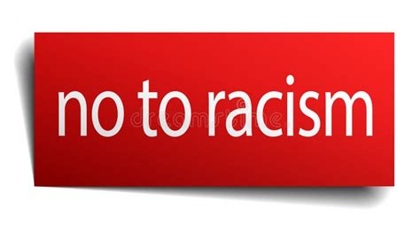 No to racism sign stock vector. Illustration of vintage - 122509365