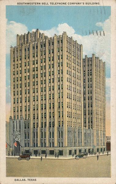 Southwestern Bell Telephone Company's Building Dallas, TX Postcard