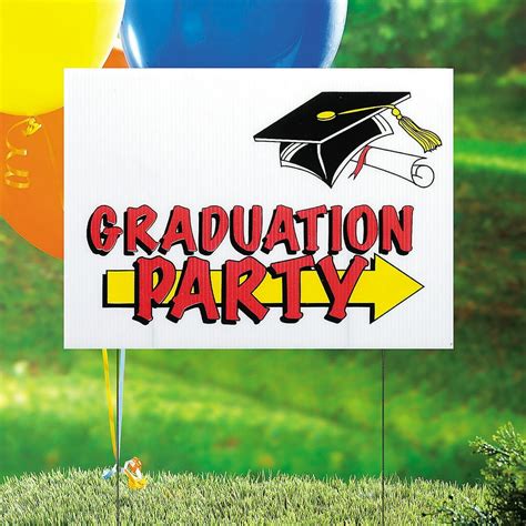 Graduation Party Yard Sign - Party Decor - 1 Piece - Walmart.com - Walmart.com