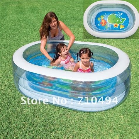 kids swimming pool, inflatable swimming pool for kids, intex inflatable pvc water pool, Free DHL ...