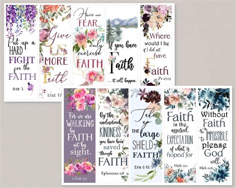 Scripture Cards FAITH Collection - Etsy