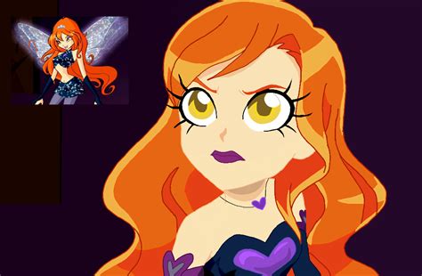 Recolor - Winx - Lolirock - Dark Iris / Dark Bloom by FloraMarigoldLinphea on DeviantArt