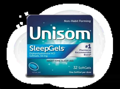 SleepGels® | Unisom® Soft Liquid Gel Capsules For Sleeping