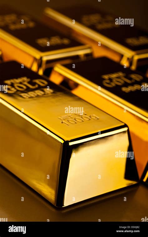 Gold bars background Stock Photo - Alamy