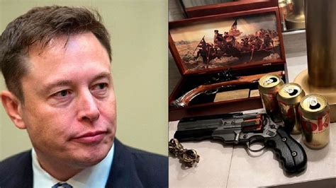 Elon Musk tweeted his nightstand: guns, sodas and more | Buna Time
