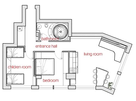 futuristic floor plan | Interior Design Ideas