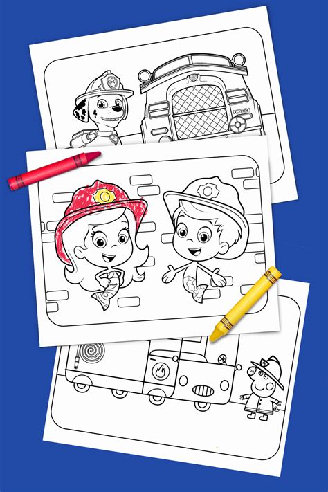 Fire Truck Heroes Printable Coloring Pack | Nickelodeon Parents