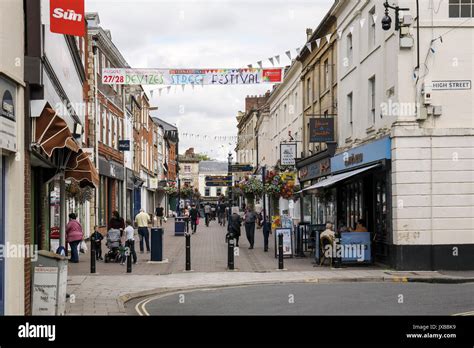 The town centre of Devizes, Wiltshire, England, UK Stock Photo - Alamy