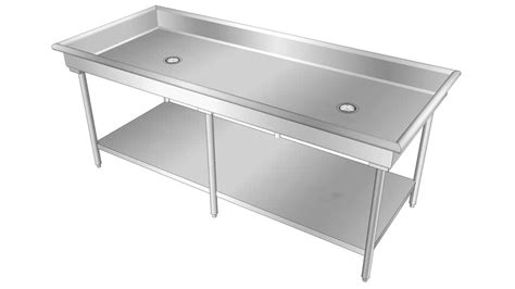 Stainless Steel Sink Table | 3D Warehouse