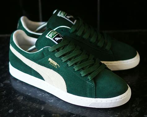 Puma suede classic+ - Green color | Classic sneakers, Men suede, Puma suede