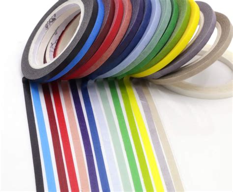 Assorted Colors SaPeal 15 Rolls 1/8 Whiteboard Thin Tape Pinstripe Art Tape Dry Erase Board Grid ...