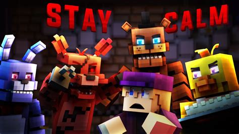 "Stay Calm" Minecraft Fnaf Music Animation [Song by Fandroid] Acordes ...