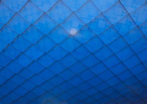 Premium Photo | Blue geometric pattern