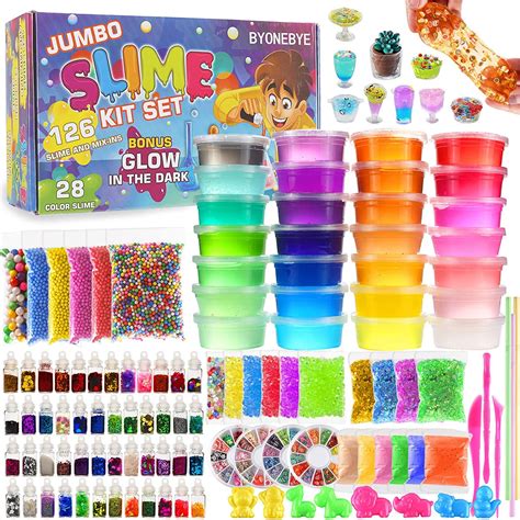 Slime kit 126 Pcs DIY Slime Making Kit for Girls Boys Birthday | Etsy