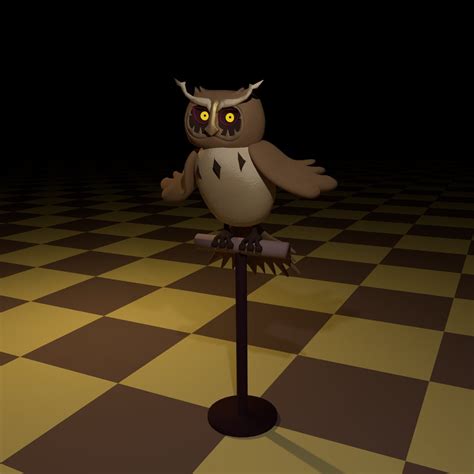 The ONaF 2 Owl. In the wild and in 3D. : fivenightsatfreddys