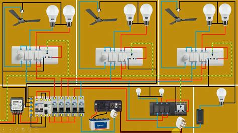 4 Room House Wiring Diagram - Printable Form, Templates and Letter