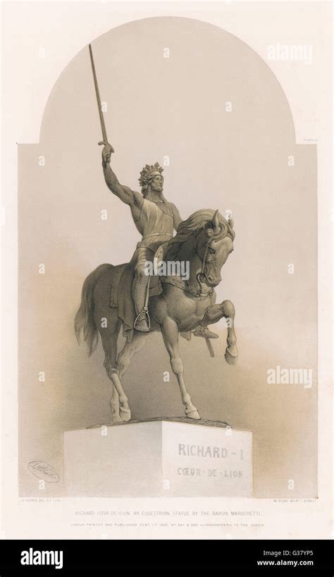 Statue of King Richard I Stock Photo - Alamy