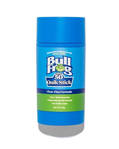 Bullfrog Quik Stick Sunscreen SPF 50 | Oxybenzone & Octinoxate Free ...