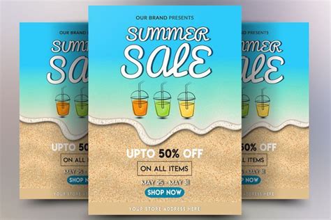 Summer Sale Flyer Temp (248186) | Flyers | Design Bundles | Sale flyer ...