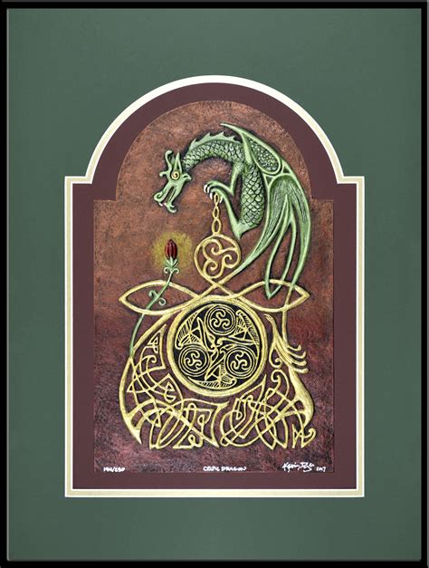 Celtic Dragon - Cast Paper