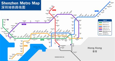 Shenzhen Metro Map - Toursmaps.com