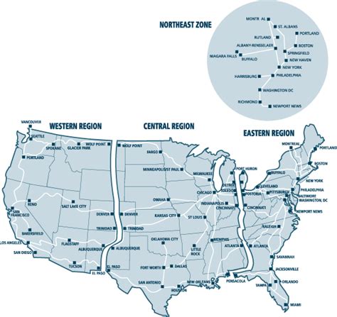 Amtrak Silver Meteor Route Map - United States Of America Map