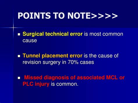 Complications in ACL reconstruction 2014