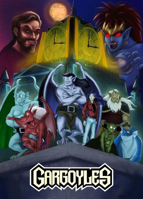 Gargoyles Poster by https://hollyrosebriar.deviantart.com on ...