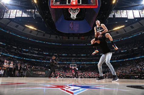 Pat Connaughton Competes in 2020 AT&T Slam Dunk Contest Photo Gallery ...