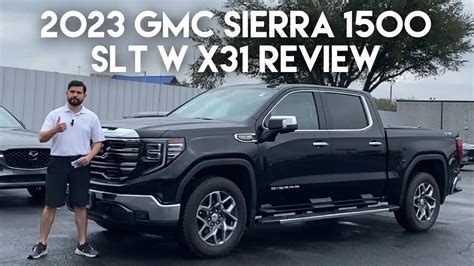 2023 GMC Sierra 1500 SLT w X31 Package Review