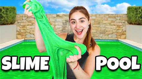 I Went SWIMMING in a Pool of Slime! - YouTube