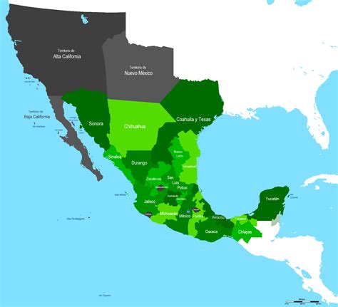 Archivo:Mapa de Mexico 1835 1.PNG - Wikipedia, la enciclopedia libre