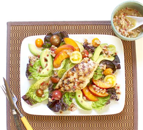 Grilled Chicken and Nectarine Salad | The Good Eats Company