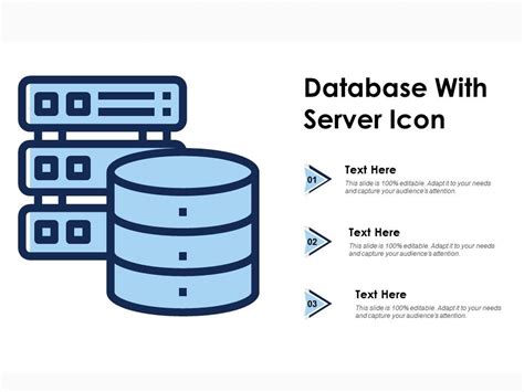 Database With Server Icon | Presentation Graphics | Presentation ...