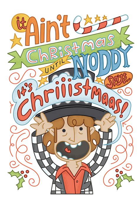 Noddy Holder - It's Chriiistmaas! - Christmas Card on Behance