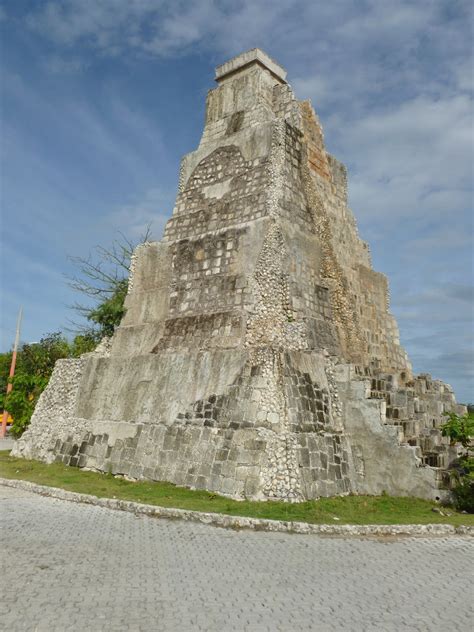 Photo-ops: Pyramid: Replica Mayan Pyramid - Costa Maya, Quintana Roo, Mexico