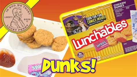 Lunchables Chicken Dunks Kids Lunchroom Snack - YouTube