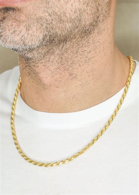 Silver Chain - Mens Gold Chain / Rope Chain / 4.5 MM – FrostNYC