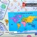 Continents Printable PDF World Map Printable Montessori Materials ...