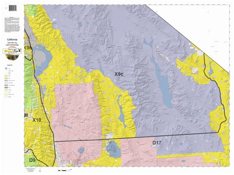 California Deer Hunting Zone X9c(S) Map by HuntData LLC | Avenza Maps