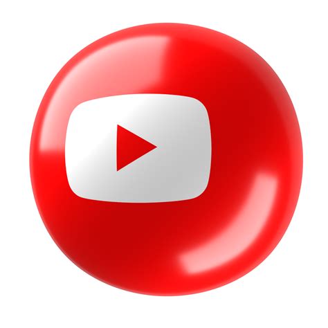 Youtube 3D Logo 27224012 PNG