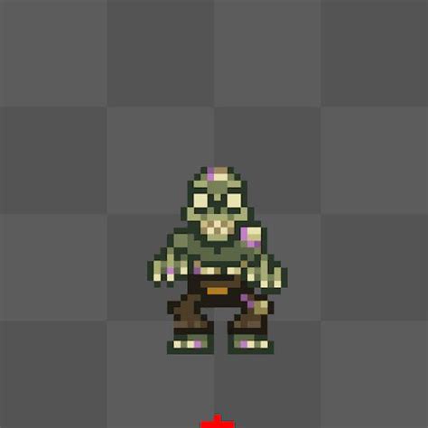 2D Pixel Zombie Sprite | Sprite, Game art, Pixel