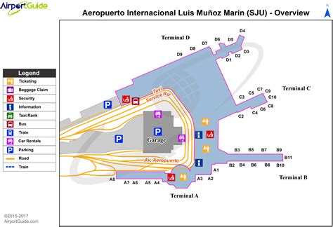 San Juan Puerto Rico Airport Map | Map Of Beacon