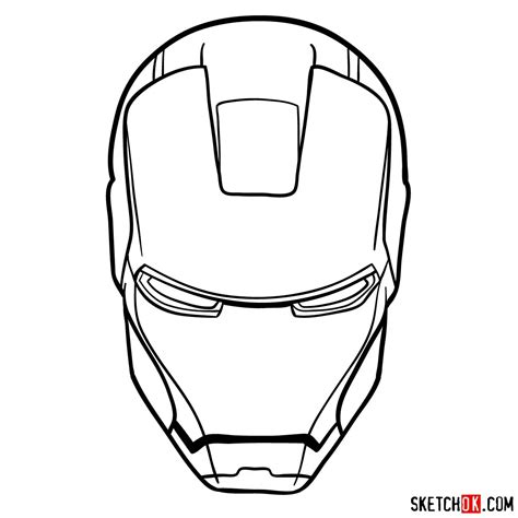 Cool Art Drawings, Drawing For Kids, Iron Man Drawing Easy, Drawn Mask ...