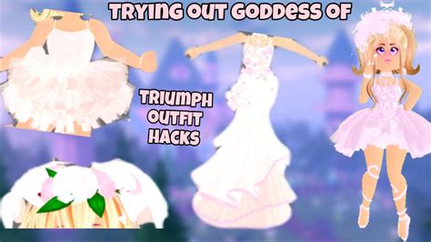 Trying out The *NEW* Goddess of Triumph set Outfit hacks!|Royale High Outfit hacks 🩰 - YouTube