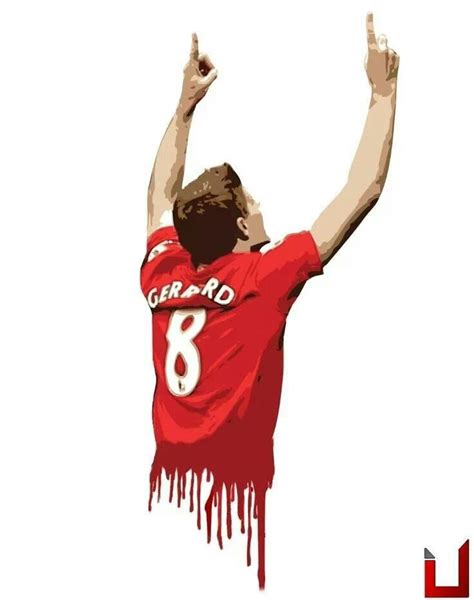 Stevie Gerrard painting Liverpool Badge, Liverpool Captain, Liverpool Tattoo, Gerrard Liverpool ...