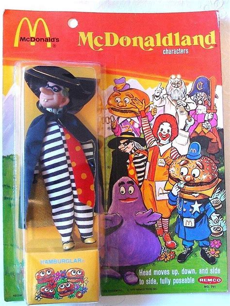 1976 REMCO Toys Inc, Hamburglar Figure, McDonaldland Characters, MOC | Batman action figures ...