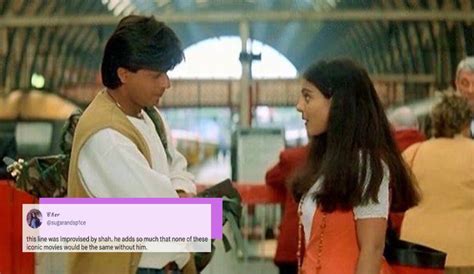 Did You Know Shah Rukh Khan Improvised His Dialogue In This DDLJ Scene?