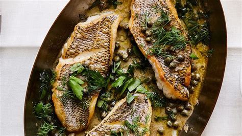 Best Sauteed Black Sea Bass With Capers And Herb Butter Sauce Recipes