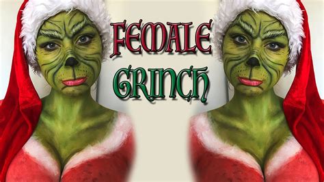 FEMALE GRINCH Makeup Tutorial - YouTube